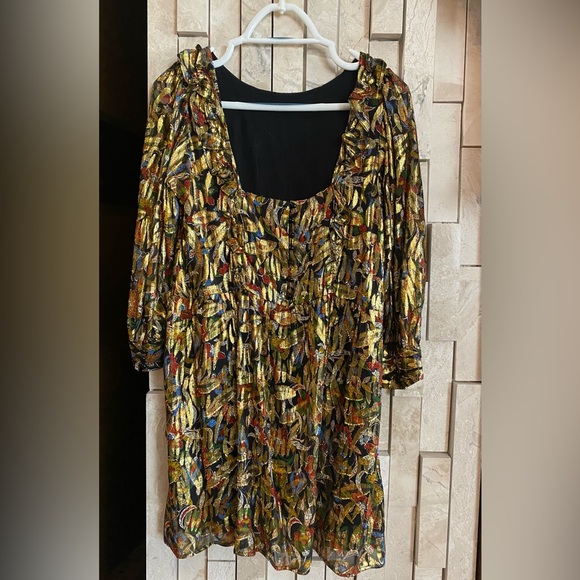 Sezane Multicolor Long Sleeve Dress - Picture 4 of 6